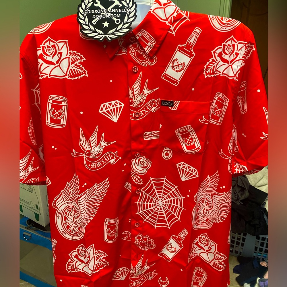 Brand New Button Up Dixxon Shirt XL